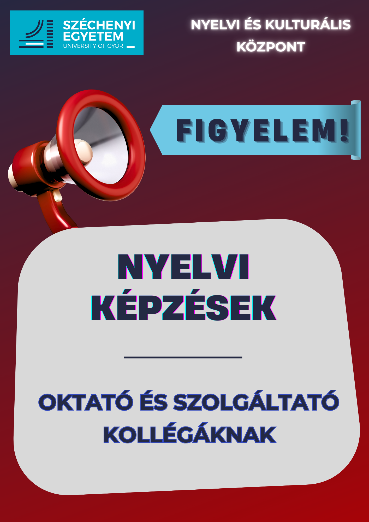 Nyelvi mikrotanúsítványos képzések oktató és szolgáltató kollégák részére